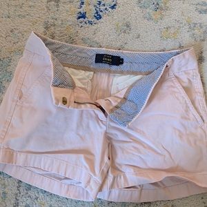 J. Crew Light Pink Chino Shorts Sz 2